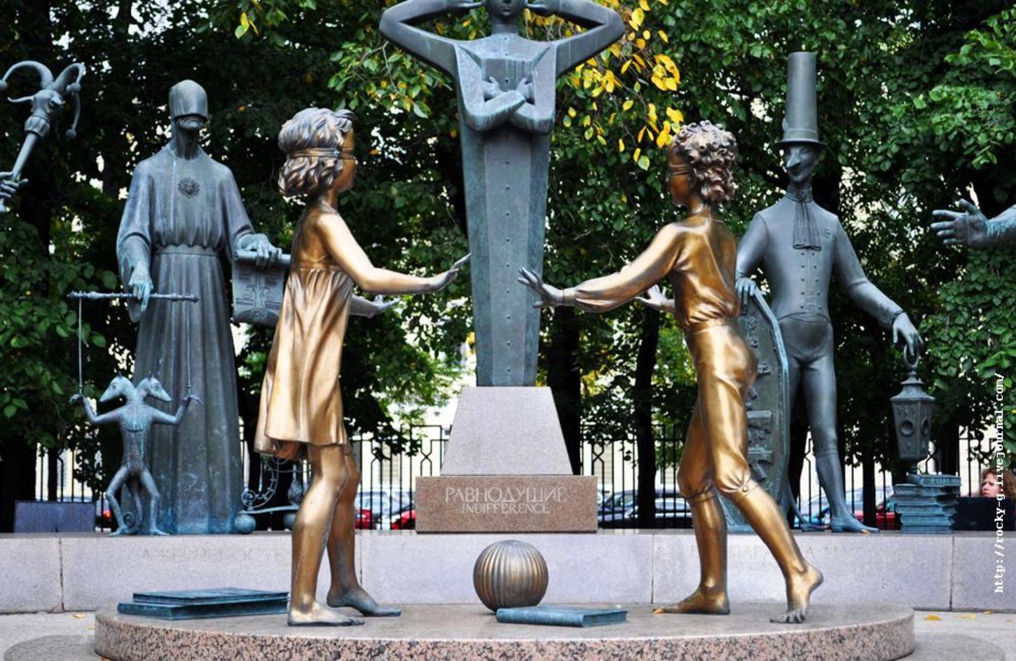 Памятник Шемякина дети жертвы пороков взрослых