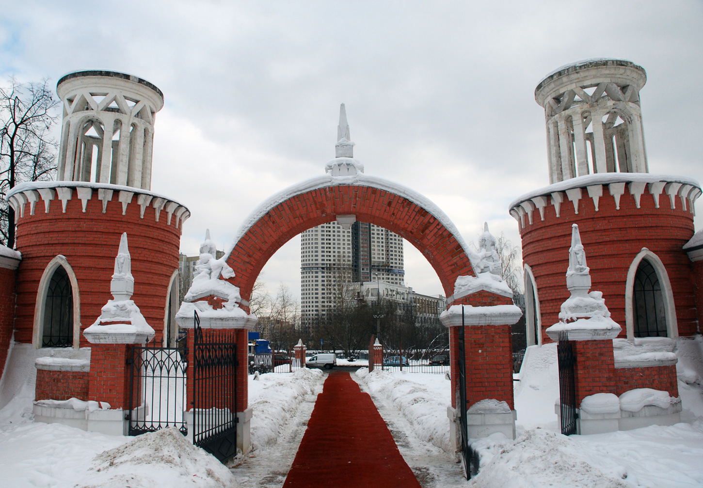 Парки москвы зима