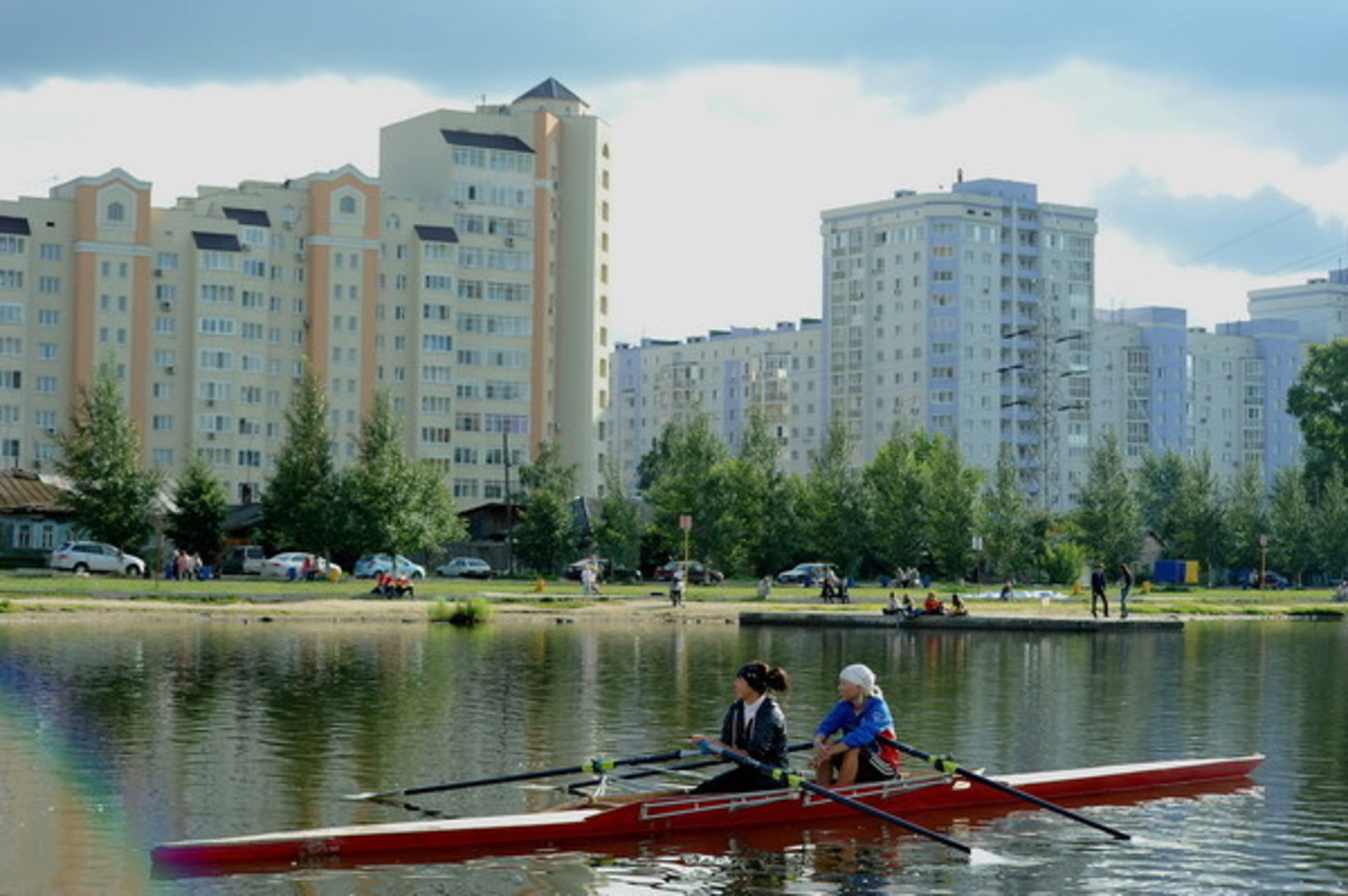 Верх-Исетский пруд Екатеринбурга пляж